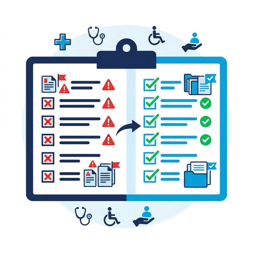 NDIS practice standards compliance failures